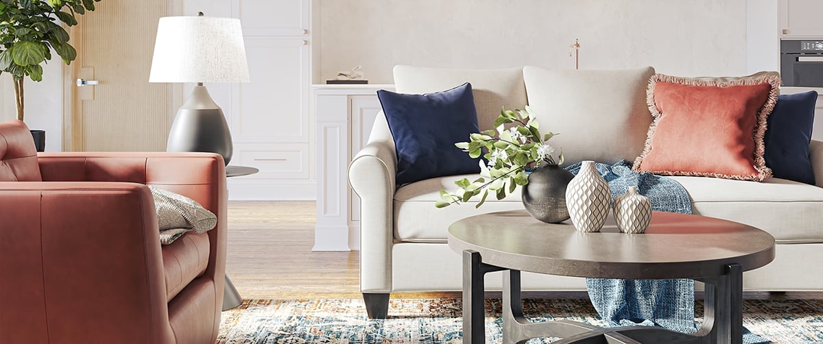 The perfect sofa for your small living room Raymour Flanigan