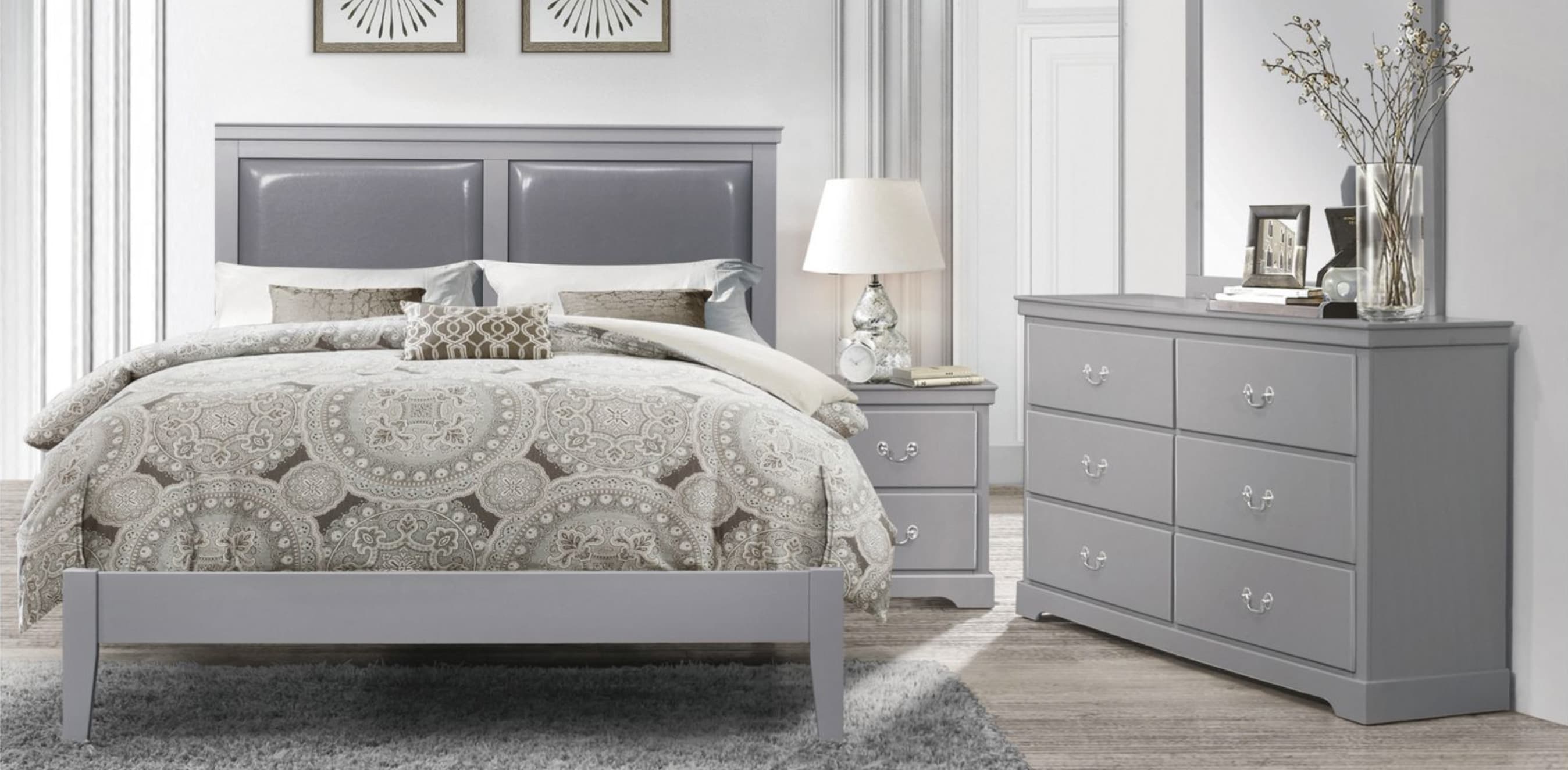 Place 4-pc. Upholstered Bedroom Set