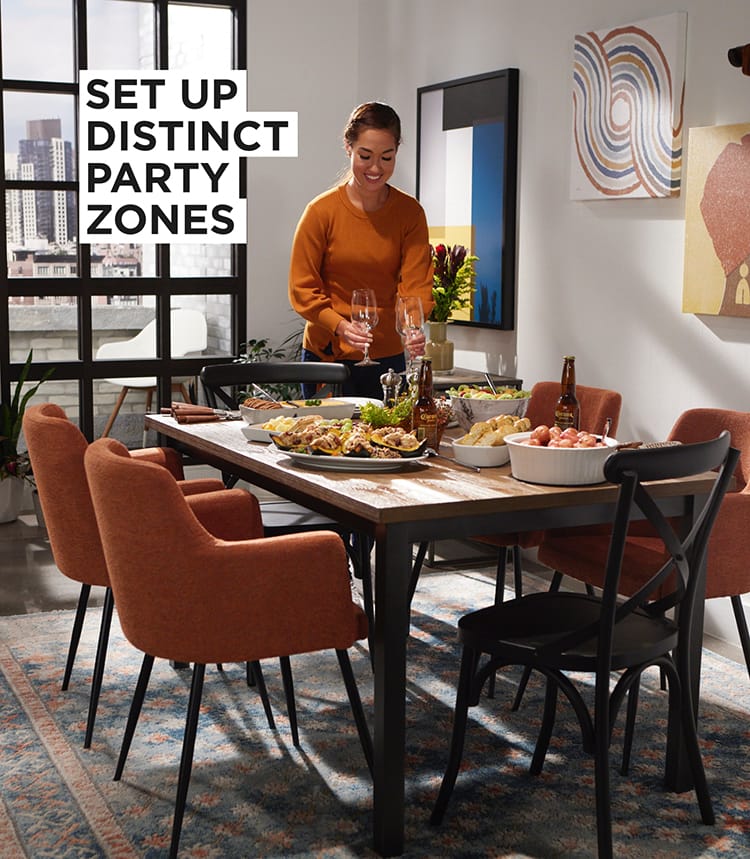 Set distinct party zones