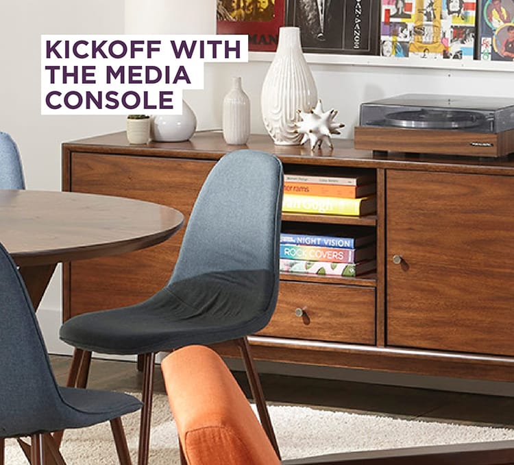 Kickoff with the media console