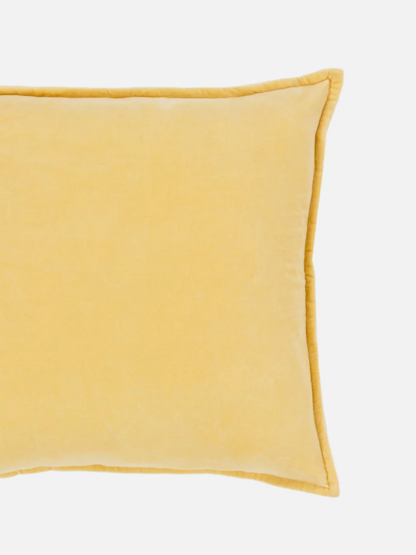 Cotton Velvet throw pillow