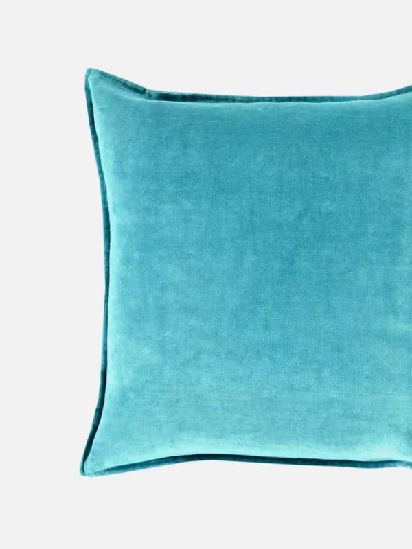 Cotton Velvet Throw Pillow