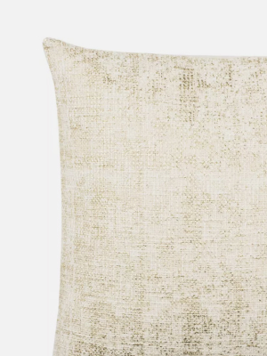METALLIC THROW PILLOW