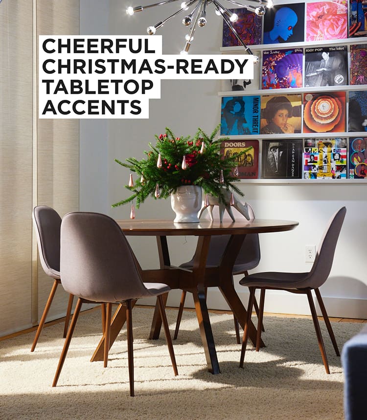 Cheerful Christmas-Ready Tabletop Accents