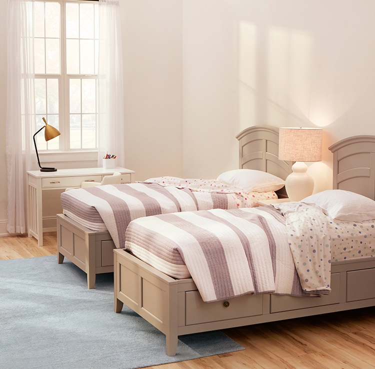 Begin in the bedroom