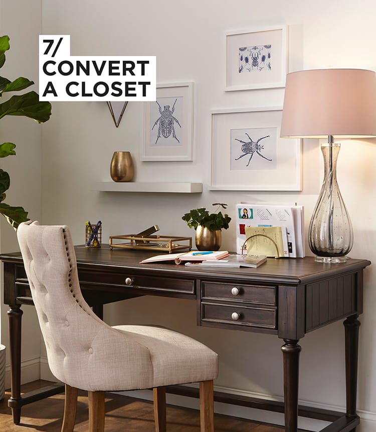 7 - CONVERT A CLOSET 