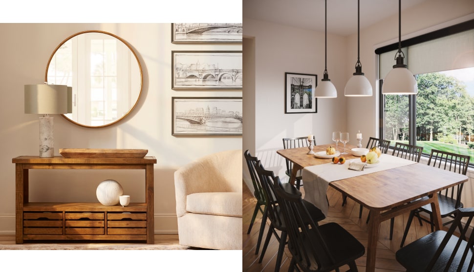 Get Cozy For Fall Natural Wood Tones