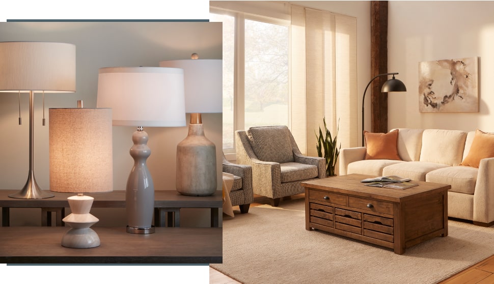 Get Cozy For Fall with Table and Floor Lamps
