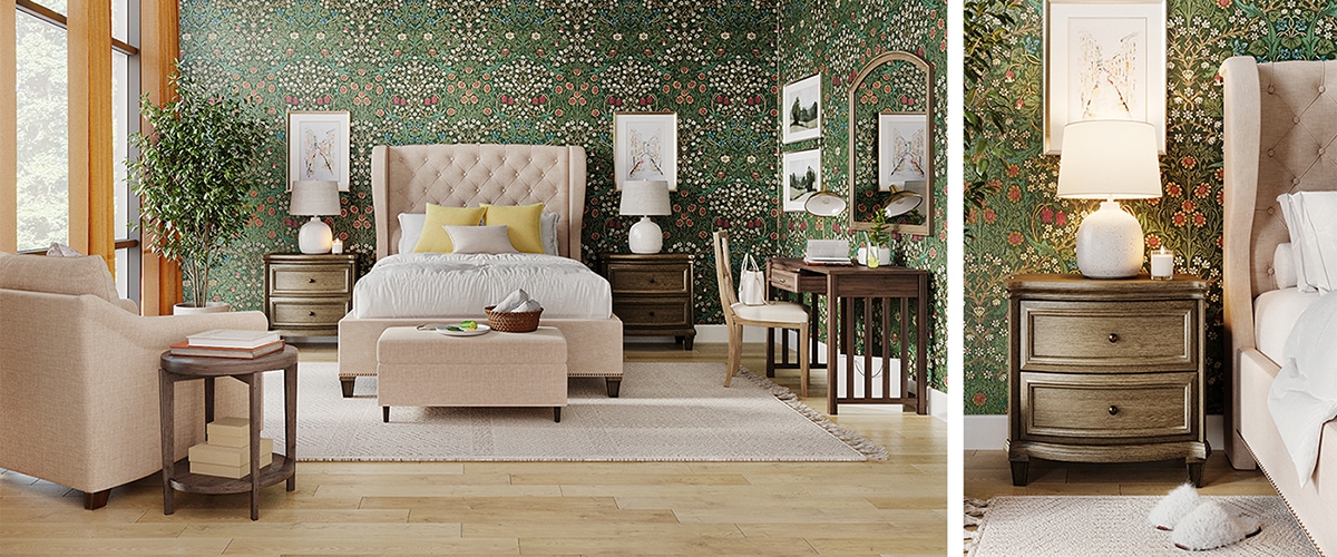 Start with the bedroom