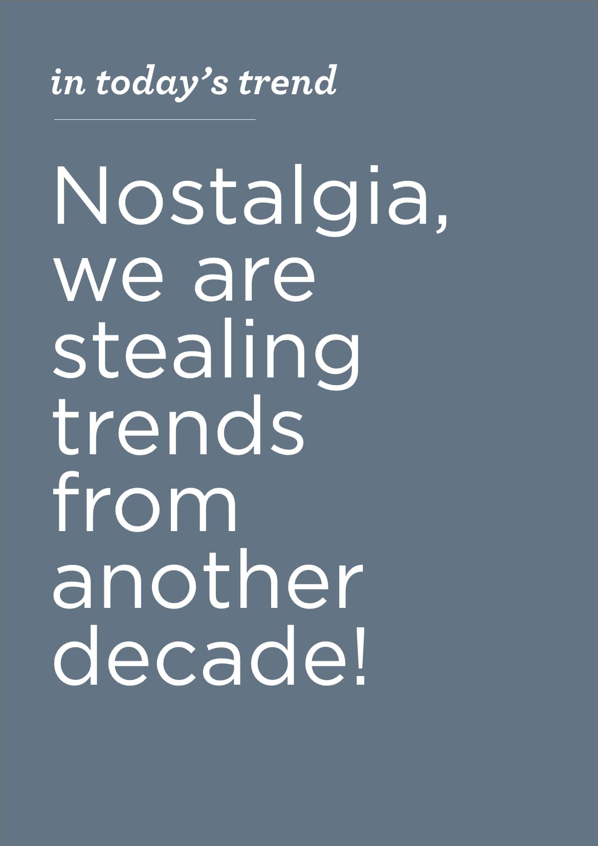 in today’s trend