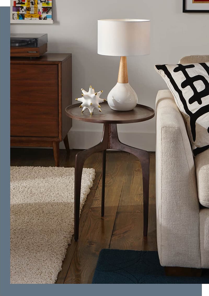 end table with lamp