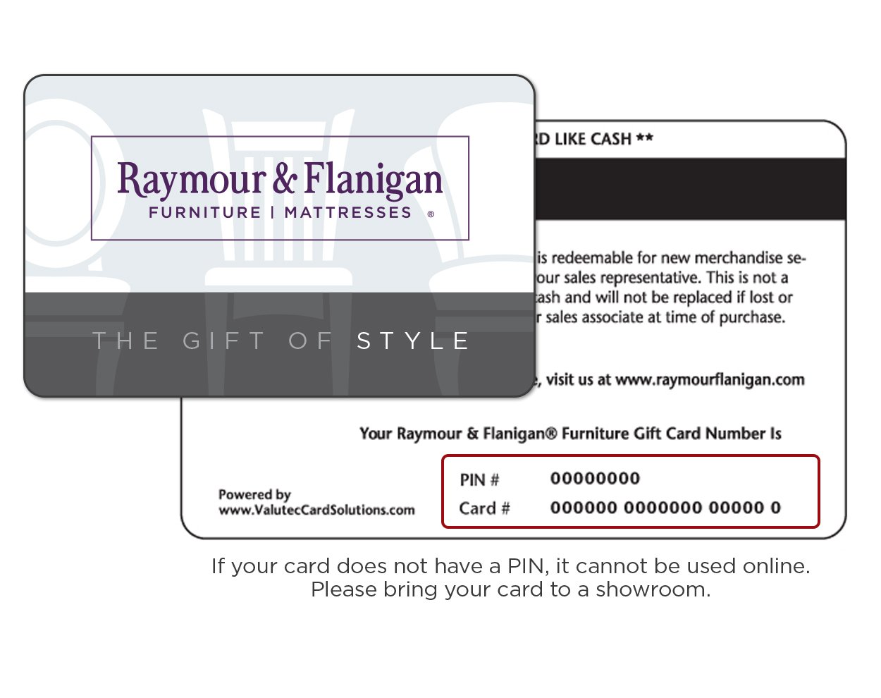 Check Gift Card Balance Raymour & Flanigan